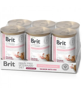 Brit VD Perro Hypoalergénico Monoproteico Salmón Húmedo 6x400gr